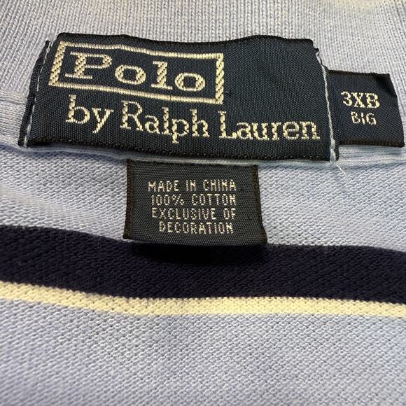 Polo Ralph Lauren Men's Striped Polo Size 3XB Classic Preppy Americana Heritage - Picture 5 of 7